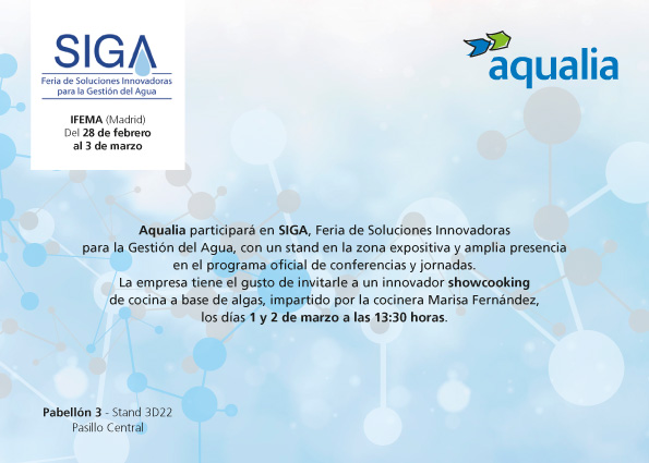 Conoce la participación de Aqualia en SIGA