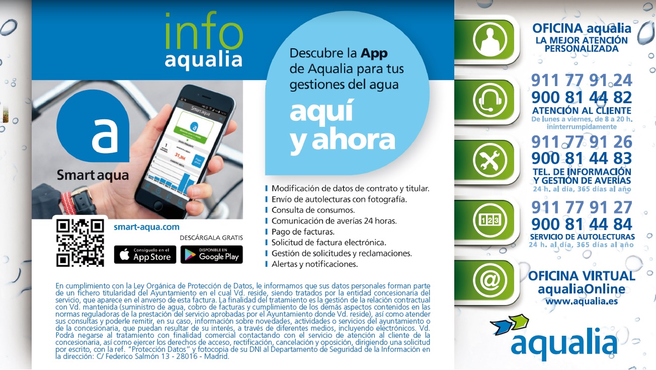 Aqualia pone a disposición de los almerienses un número gratuito 900 de atención al cliente