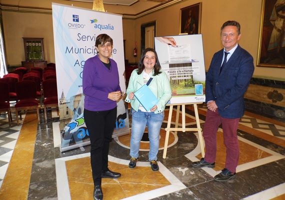 Una Comunidad de vecinos de Oviedo, entre los ganadores de la campaña de promoción de la factura digital de Aqualia