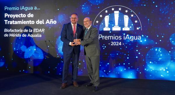 La biofactoría de Mérida recibe un premio como “Proyecto de Tratamiento del Año”