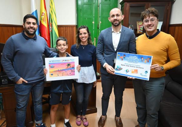 Un estudiante de Gáldar premiado en el Concurso Digital de Aqualia para cuidar del agua y la biodiversidad