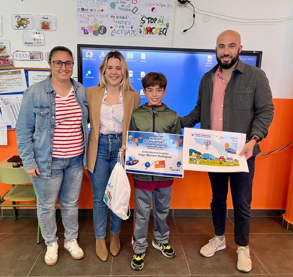 Un estudiante de Arico premiado en el Concurso Digital de Aqualia para cuidar del agua y la biodiversidad