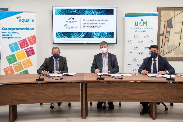La UAM y Aqualia firman un convenio para la detección temprana y el tratamiento de cianobacterias tóxicas