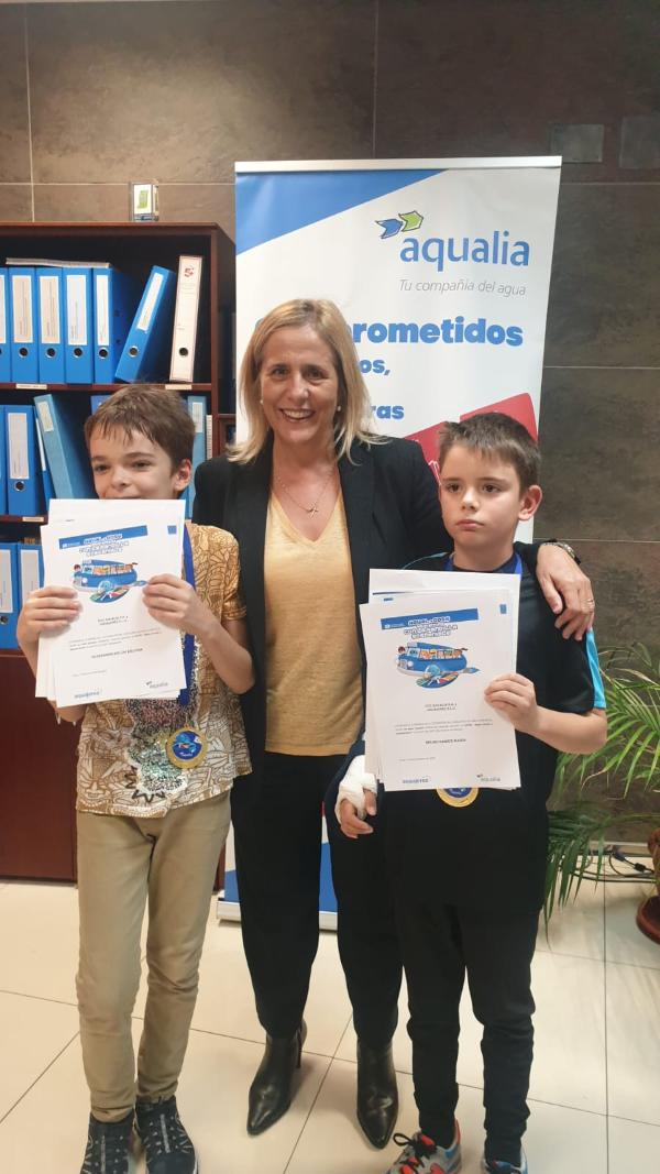 Dos estudiantes de Jerez premiados, entre más de 8.500 niños, por su conocimiento sobre el agua y la sostenibilidad