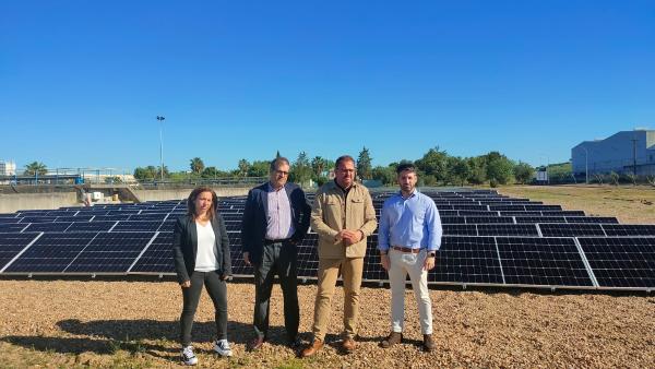 Cubierto el 100% del consumo energético diurno de la planta depuradora de Mérida con energía solar