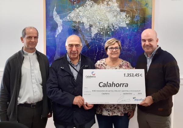 Apoyo de Aqualia a Cáritas de Calahorra