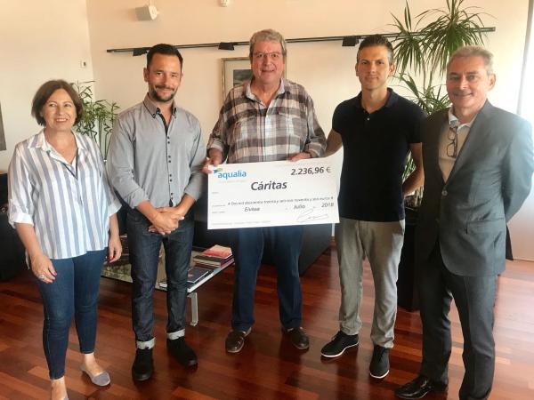 Aqualia ayuda a Cáritas de Ibiza