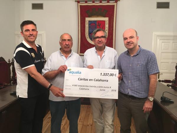 Apoyo de Aqualia a Cáritas de Calahorra