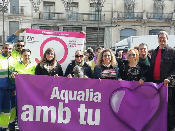 Aqualia reivindica en Alcoi la igualdad de género