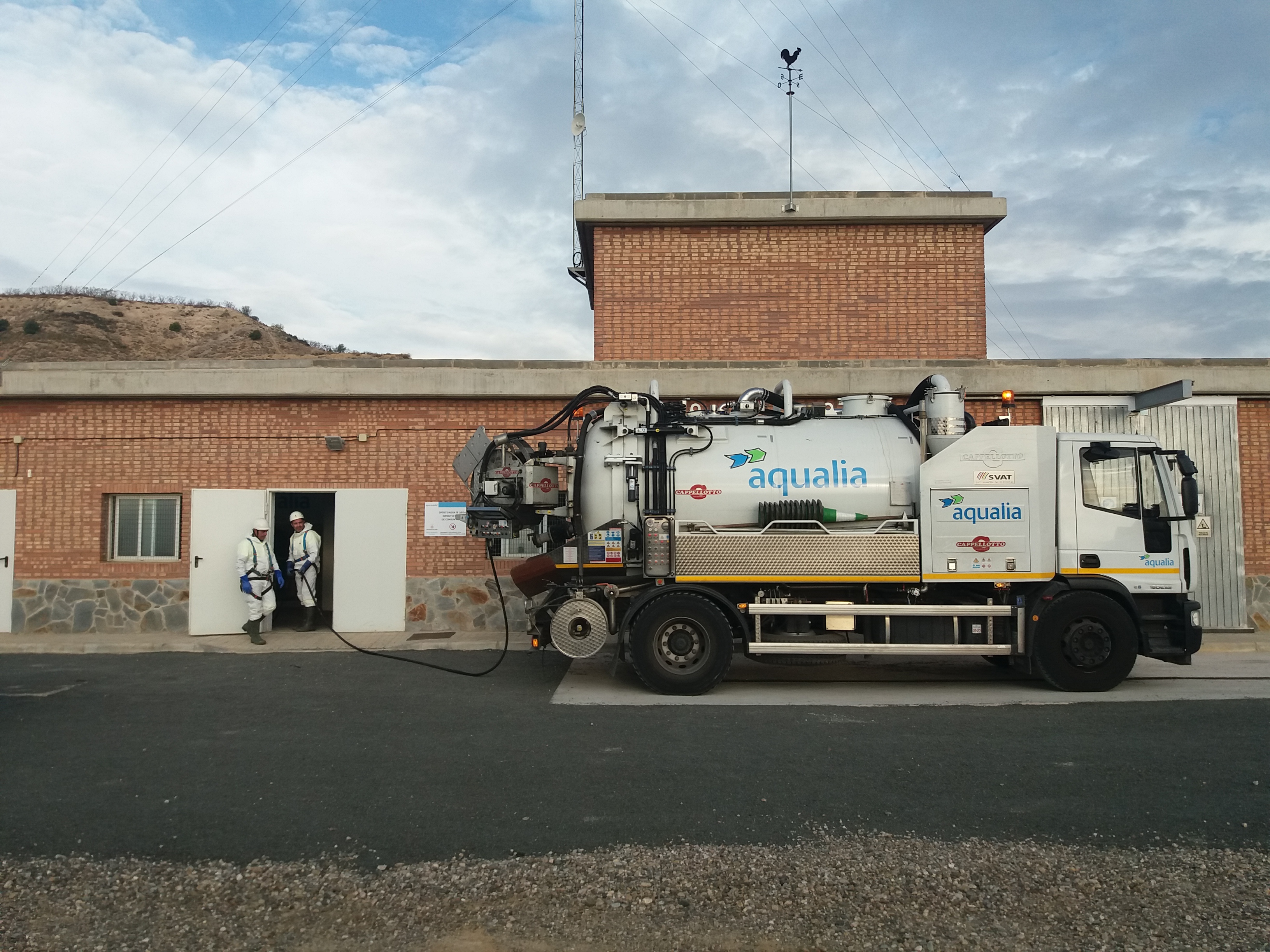 Neteja dels dipòsits de Lleida per garantir la qualitat de l’aigua