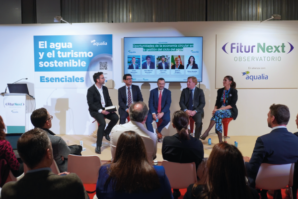 Reaprovechar el agua para preservar los destinos turísticos: la propuesta de Aqualia en FITUR