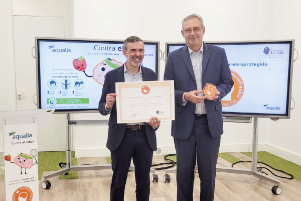 La Fundación Freno al Ictus reconoce a Aqualia como ‘Espacio Cerebroprotegido’