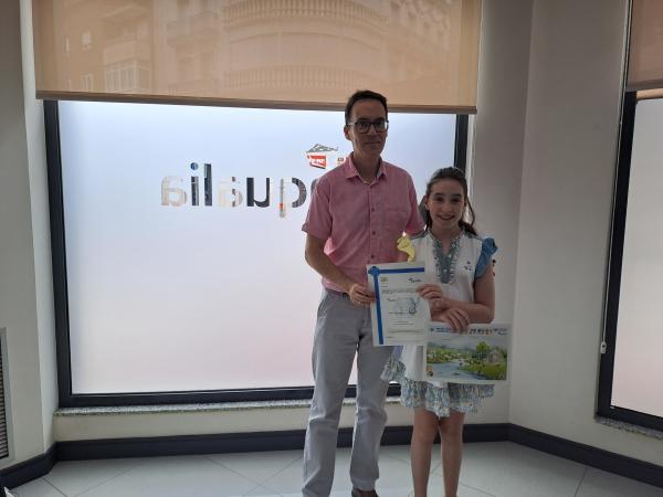 Una niña de Yecla, ganadora nacional del Concurso Digital de Aqualia para concienciar sobre la protección de la biodiversidad