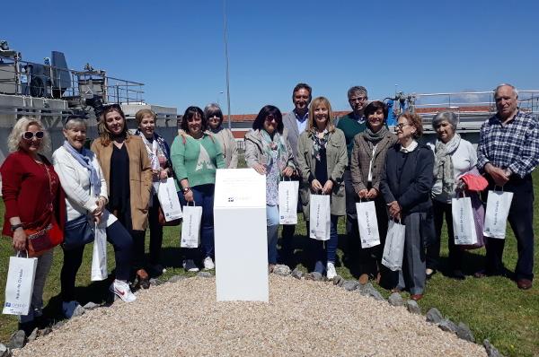 Aqualia abre las puertas de la ETAP de Cabornio a los usuarios de los centros sociales de Oviedo