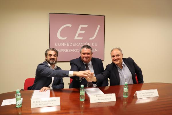 La Confederación de Empresarios de Jaén da la bienvenida a Aqualia como nueva empresa asociada