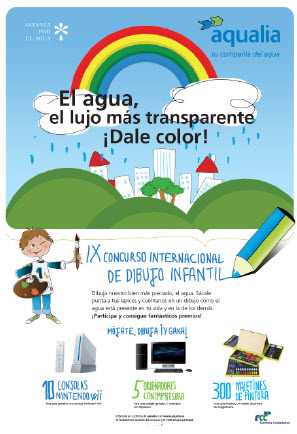 Más de 1.100 escolares de Oviedo han participado en la IX Edición del Concurso de Dibujo Infantil de aqualia