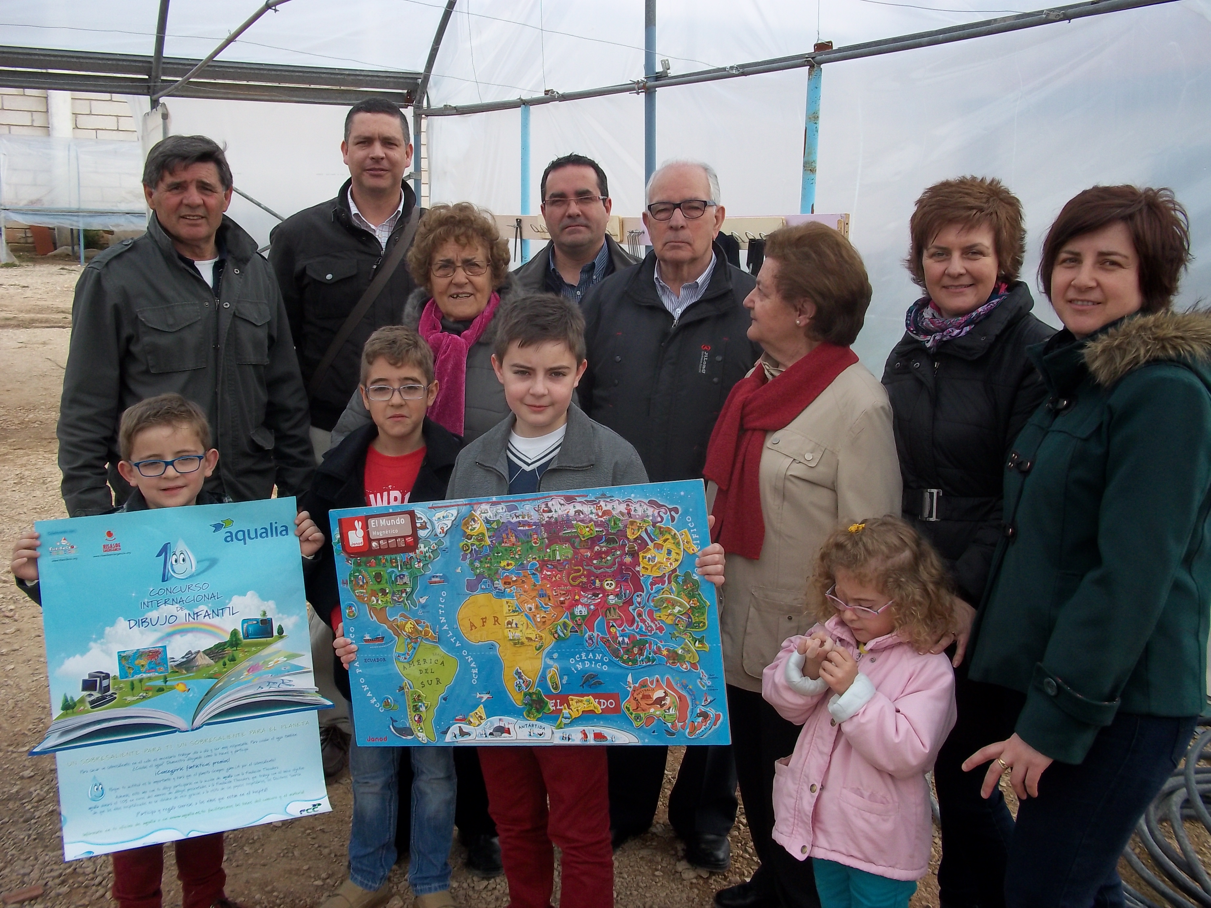 Un niño de sobresaliente en Pedro Muñoz, en el 10º Concurso Internacional de Dibujo Infantil organizado por aqualia <br /><br />