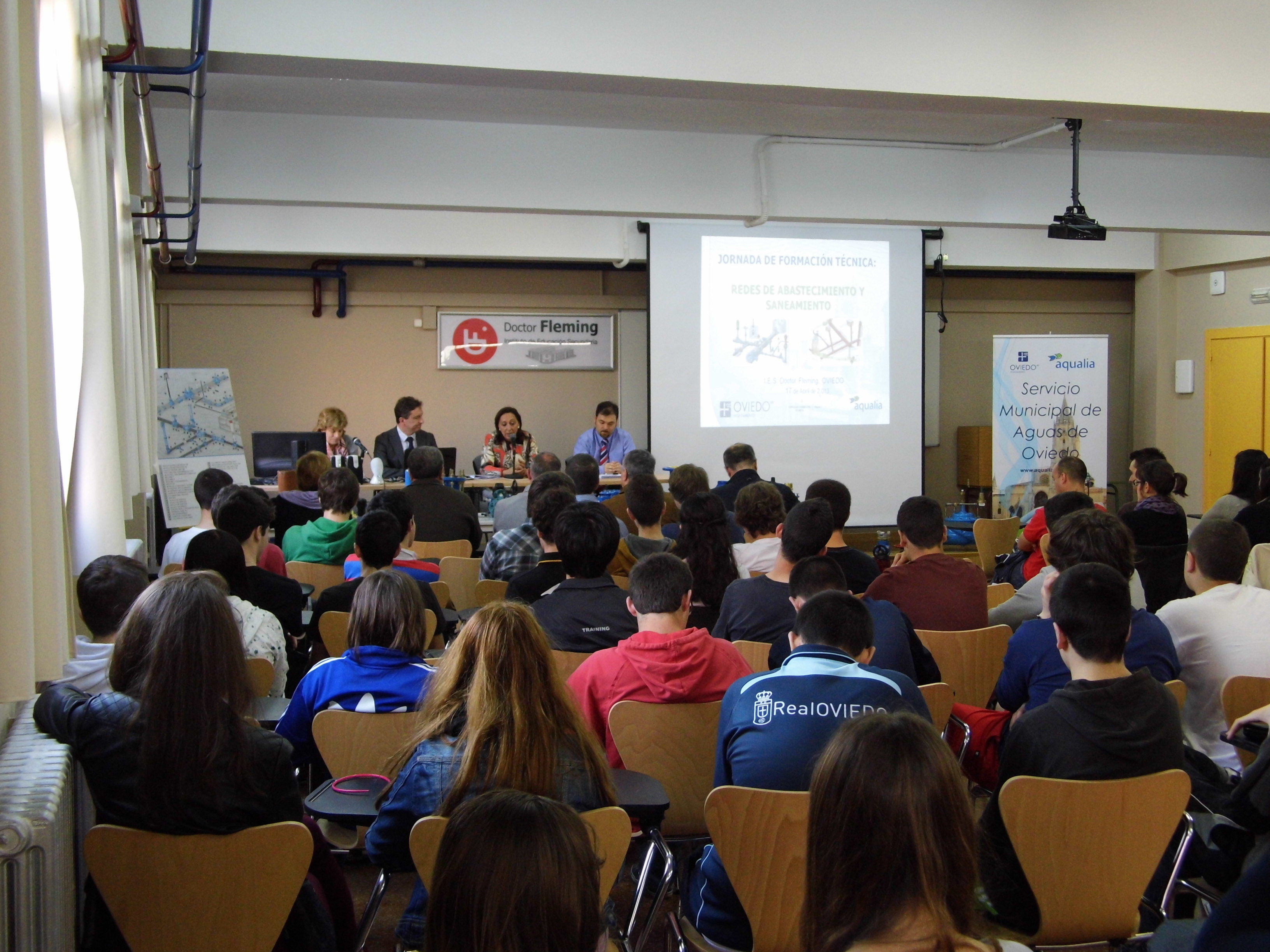 Jornada Educativa del Servicio Municipal de Aguas de Oviedo con estudiantes de Formación Profesional