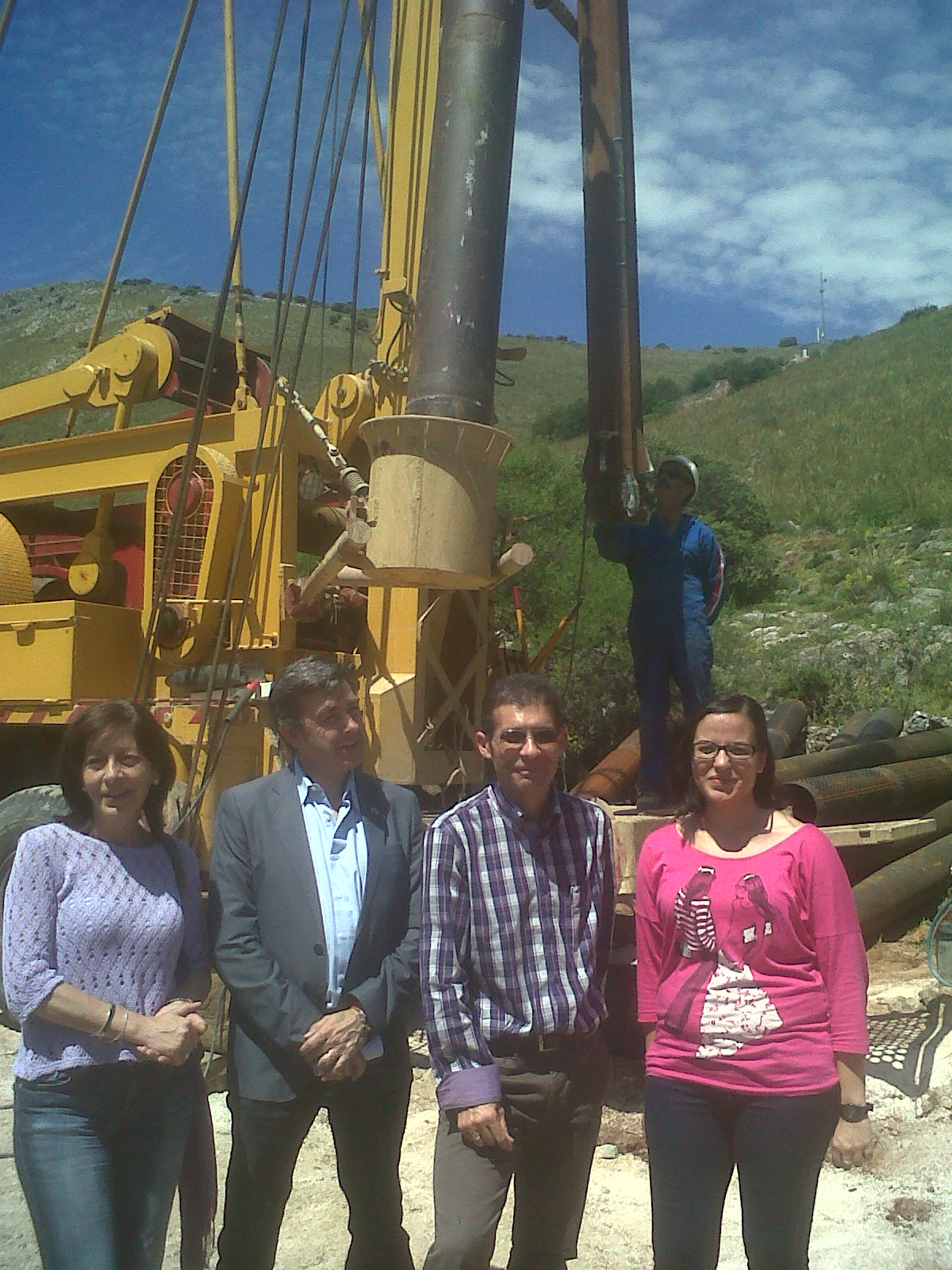 Finaliza la primera fase de la obra para la ejecución del nuevo sondeo de agua en Archidona