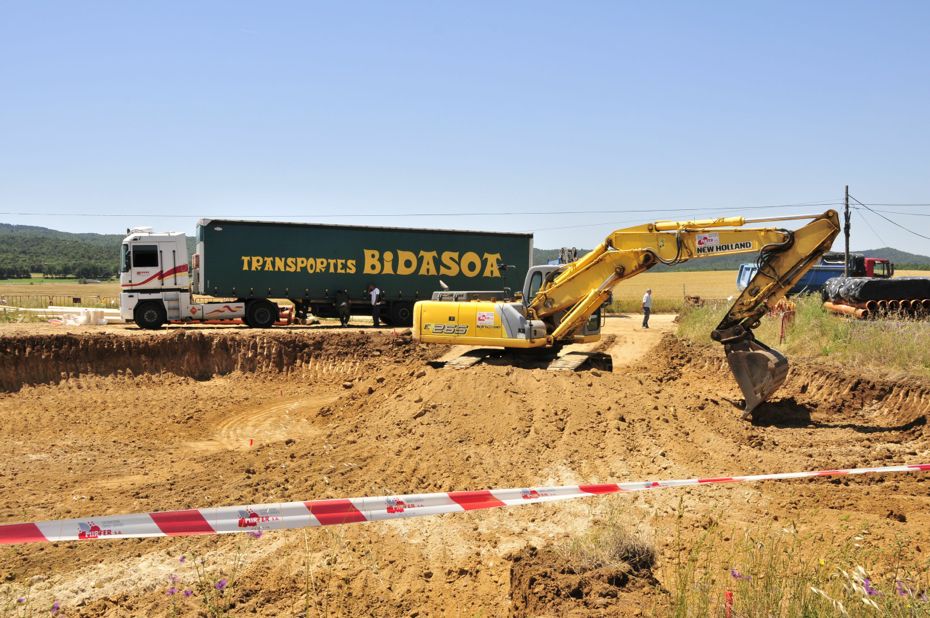 Comencen les obres de construcció del nou dipòsit d’aigua de Llagostera