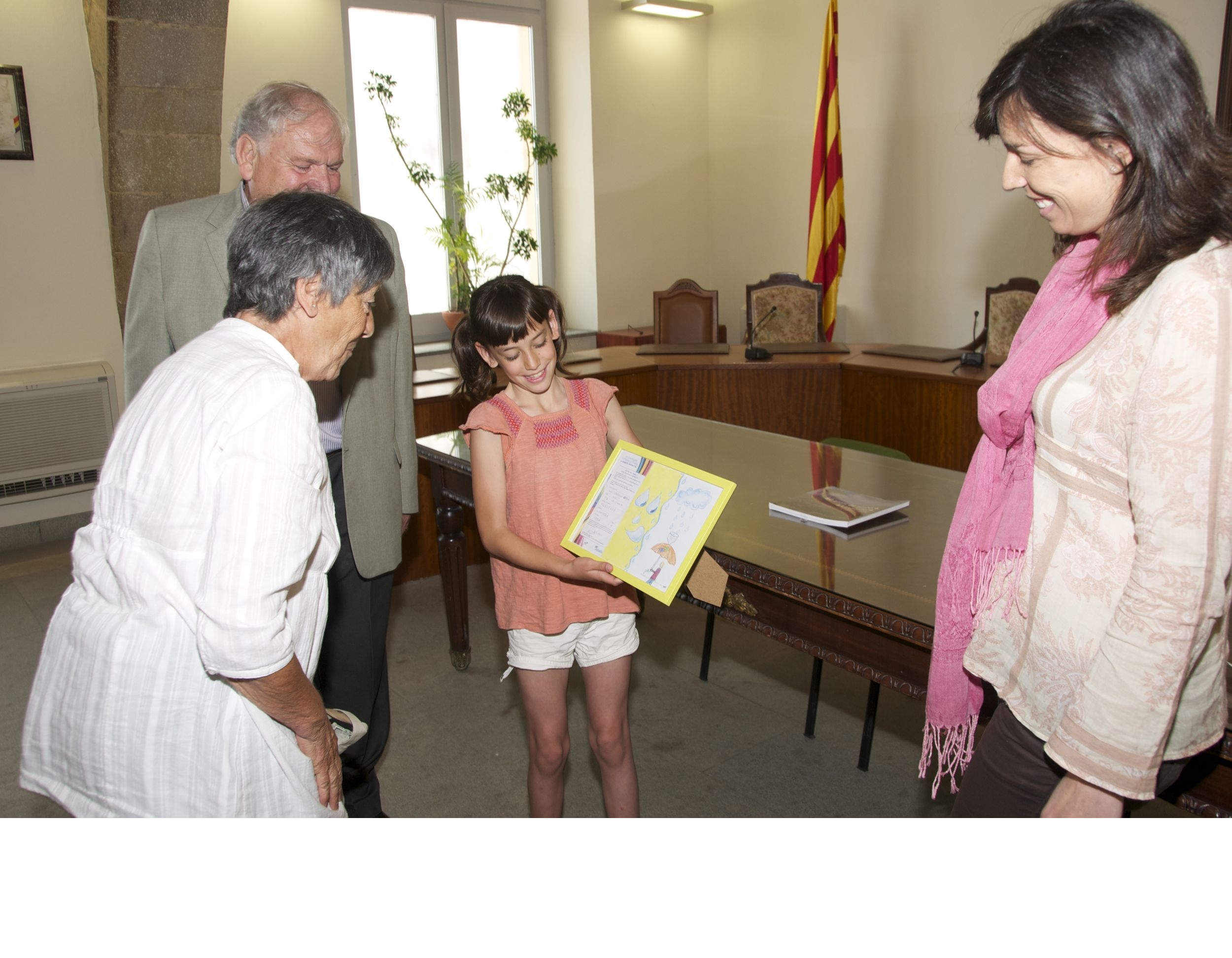 Los escolares de Llagostera muestran con sus dibujos que el futuro del agua pasa por un uso inteligente de este recurso