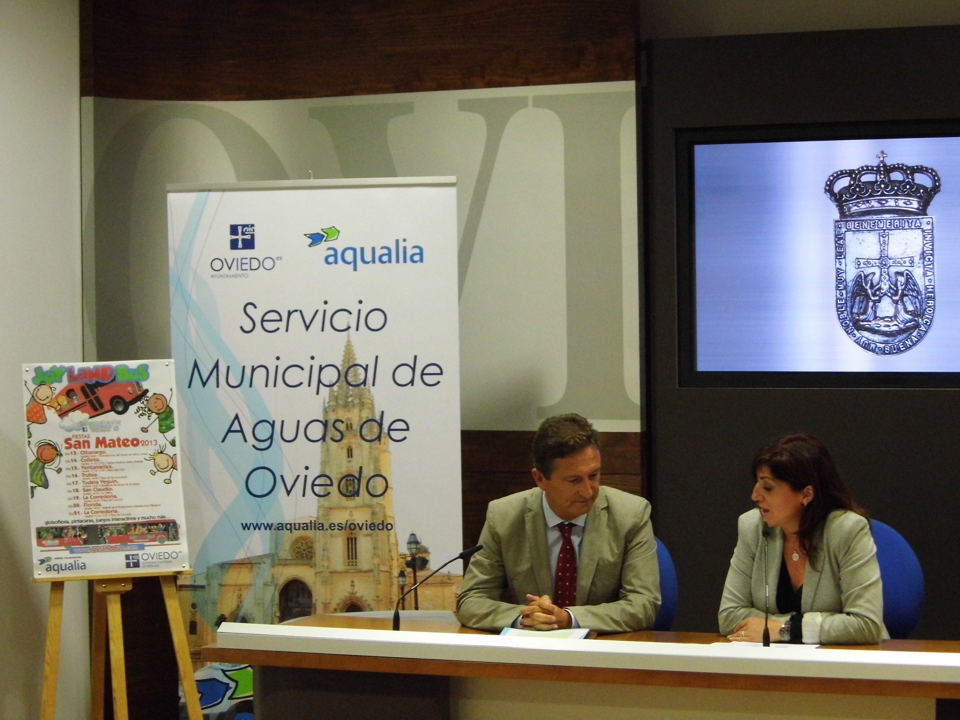 aqualia presenta las actividades que organiza para los niños en las Fiestas de San Mateo de Oviedo