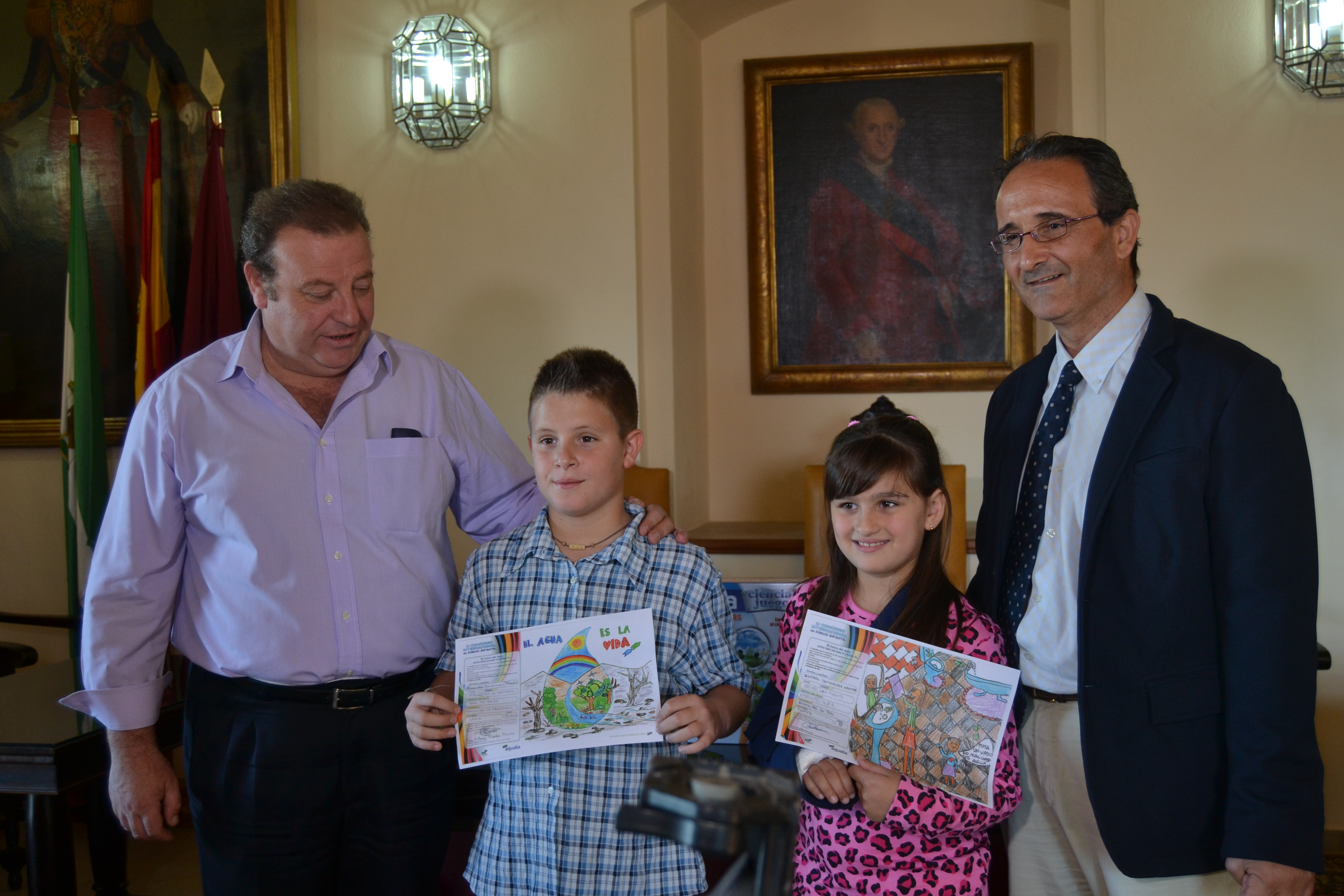 Los niños de Arcos muestran con sus dibujos que el futuro del agua pasa por un uso inteligente de este recurso
