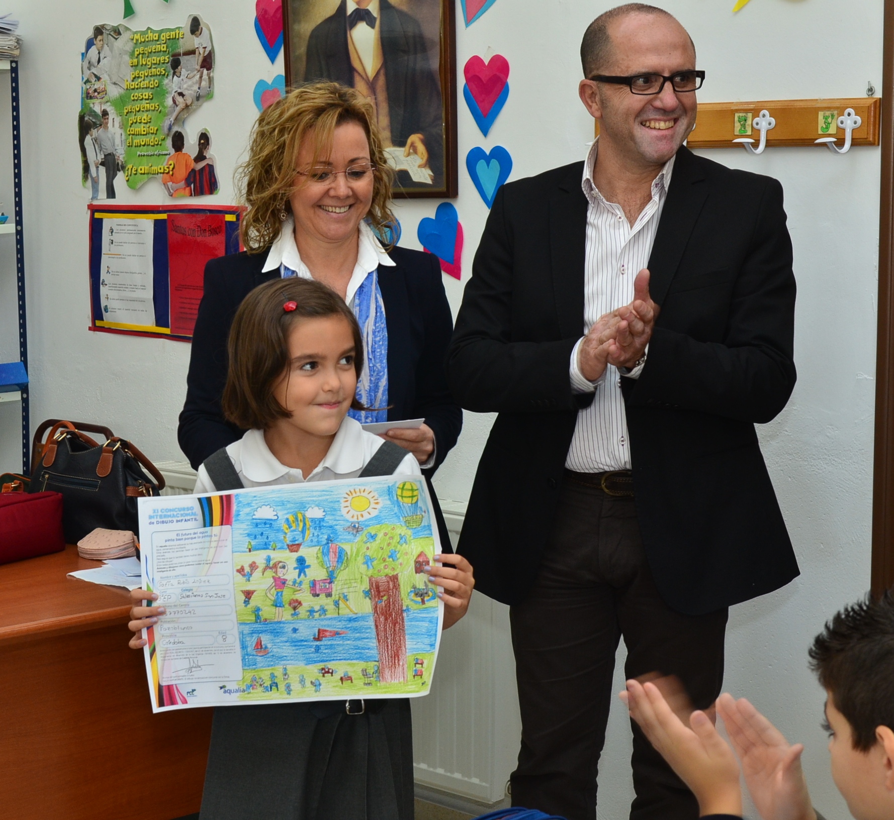 Los niños de Pozoblanco muestran con sus dibujos que el futuro del agua pasa por un uso inteligente de este recurso