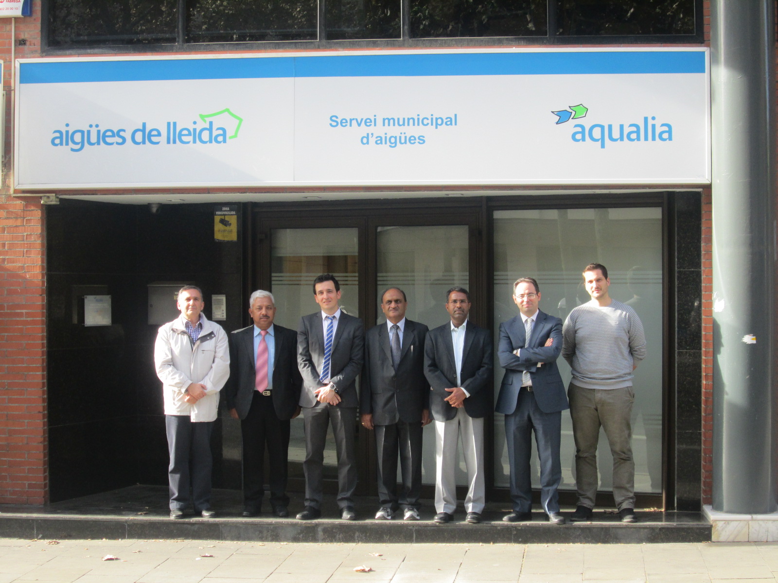 Autoridades de India visitan aigües de lleida