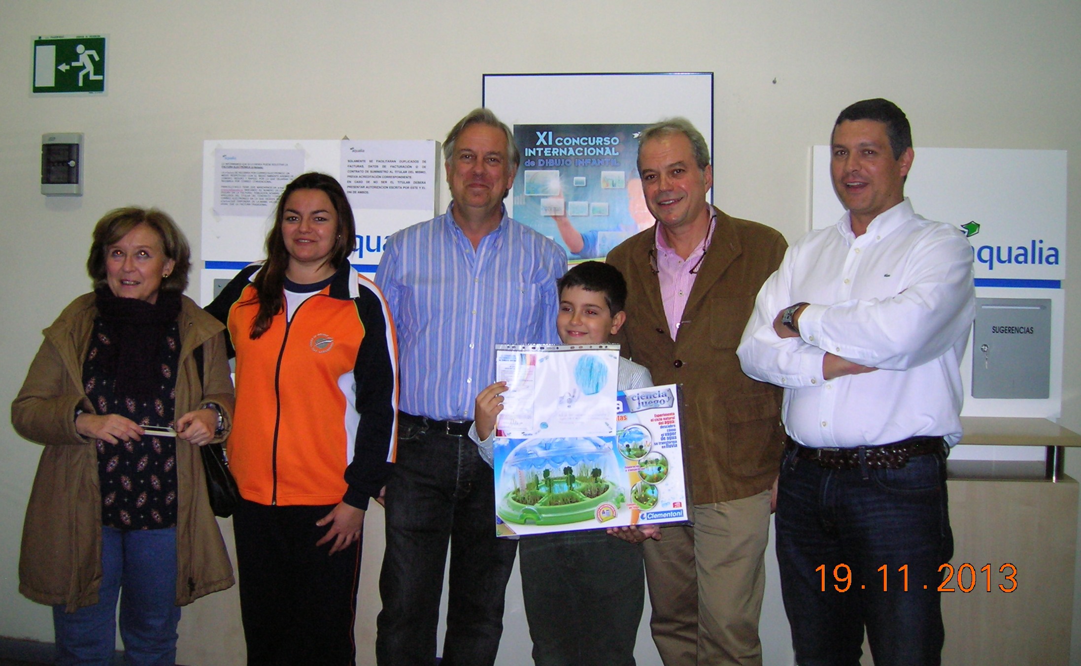 Un niño de Tomelloso premiado por mostrar en un dibujo que el futuro del agua pasa por un uso inteligente de este recurso
