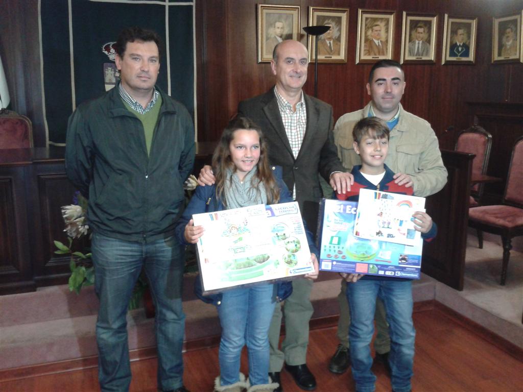 Dos niños de Lepe premiados por plasmar en un dibujo el uso inteligente del agua
