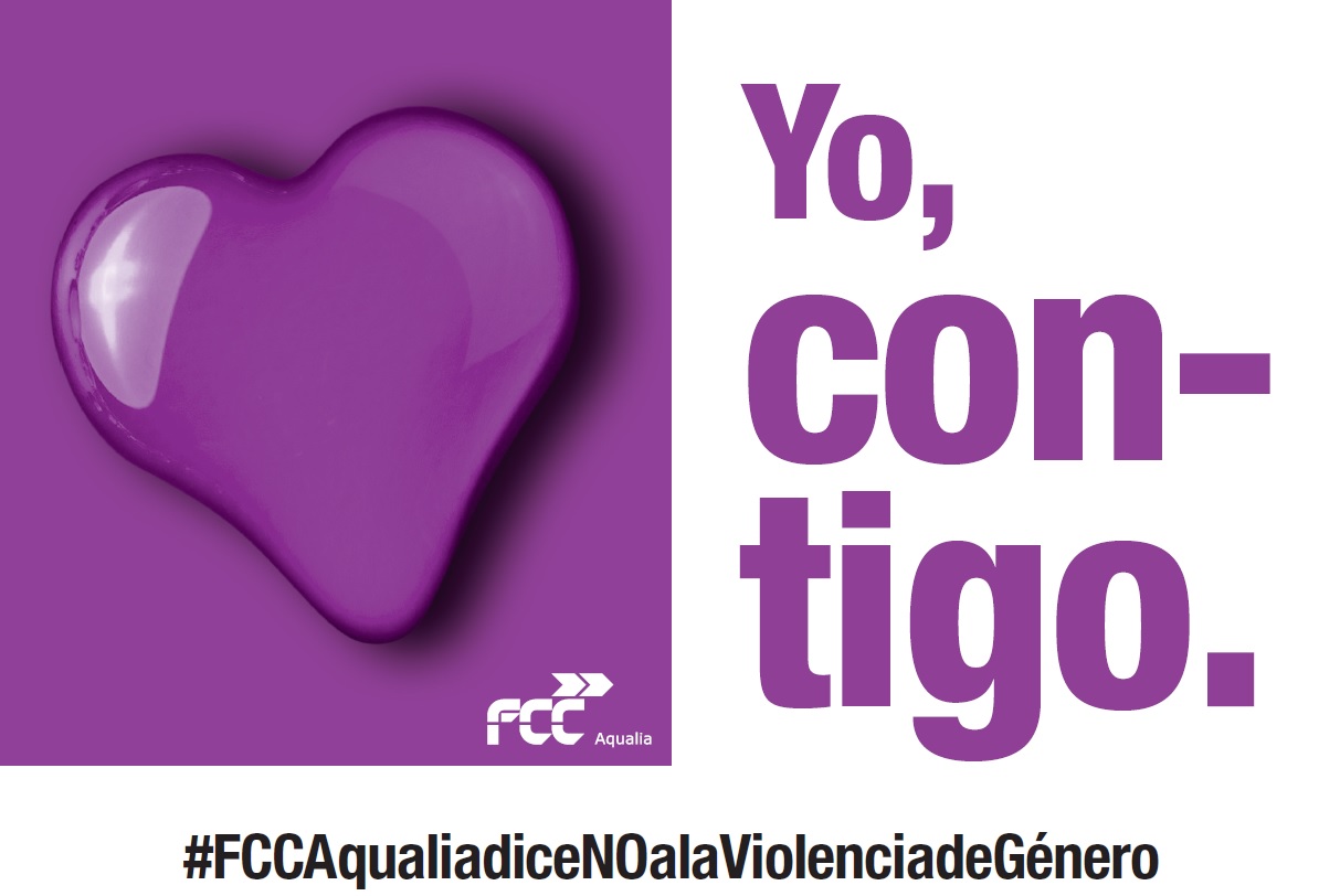 FCC Aqualia quiere concienciar acerca de la violencia de género con la campaña “Yo, con-tigo”