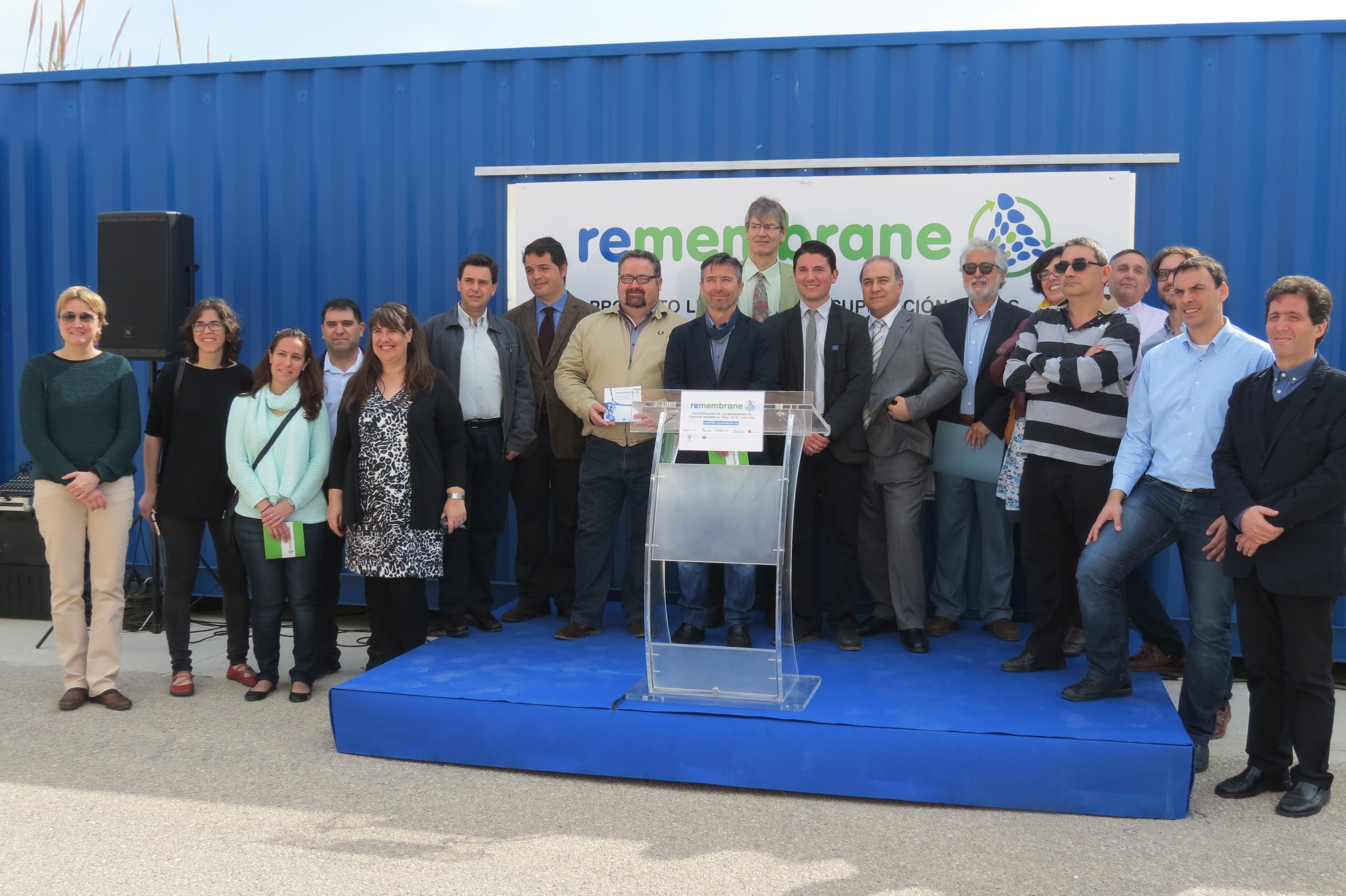 La corporación visita las instalaciones del proyecto LIFE+ Remembrane en la desaladora de Racons (Dénia)