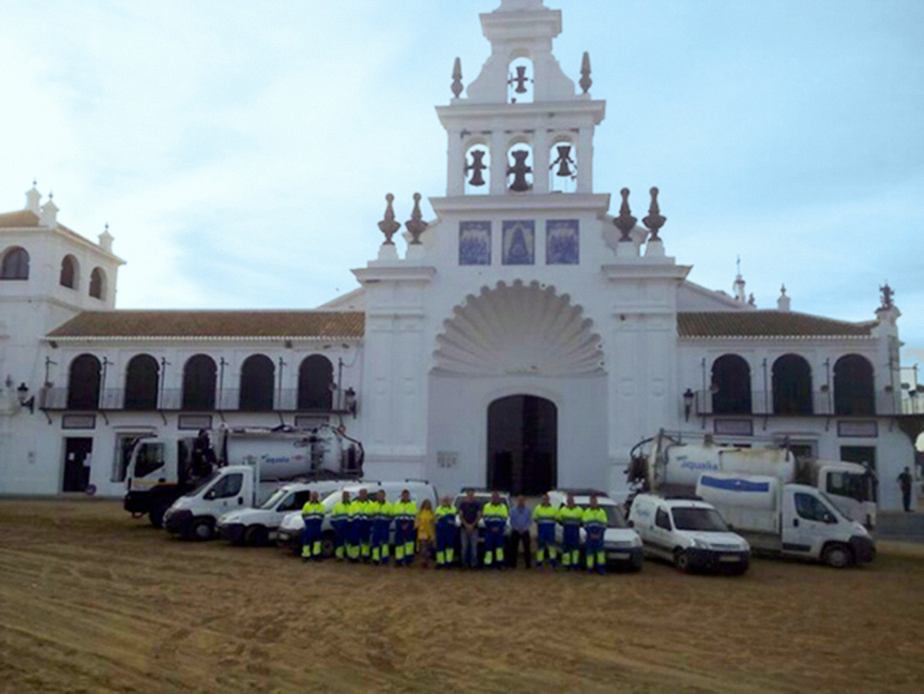 FCC Aqualia pone a punto las infraestructuras hidráulicas de El Rocío para dar servicio a 800.000 romeros