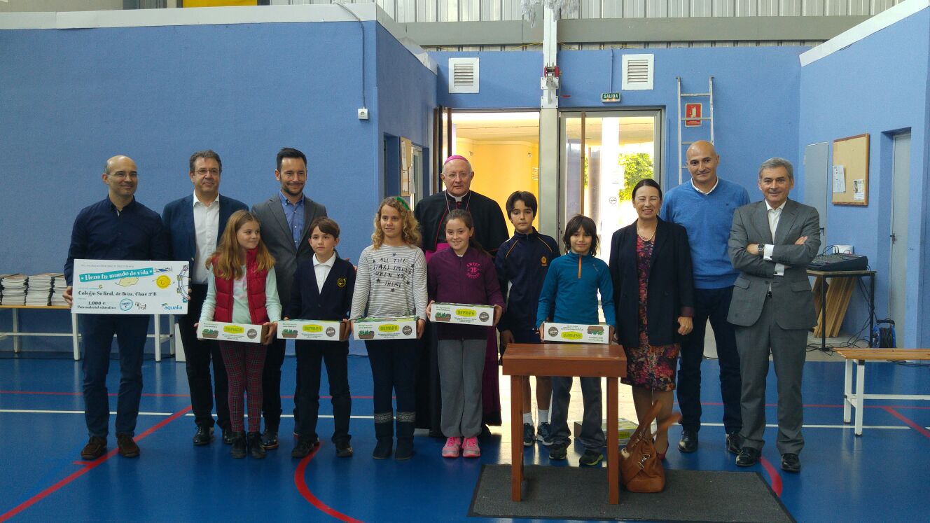 El colegio Sa Real de Ibiza, ganador del Concurso Internacional de Dibujo de Aqualia
