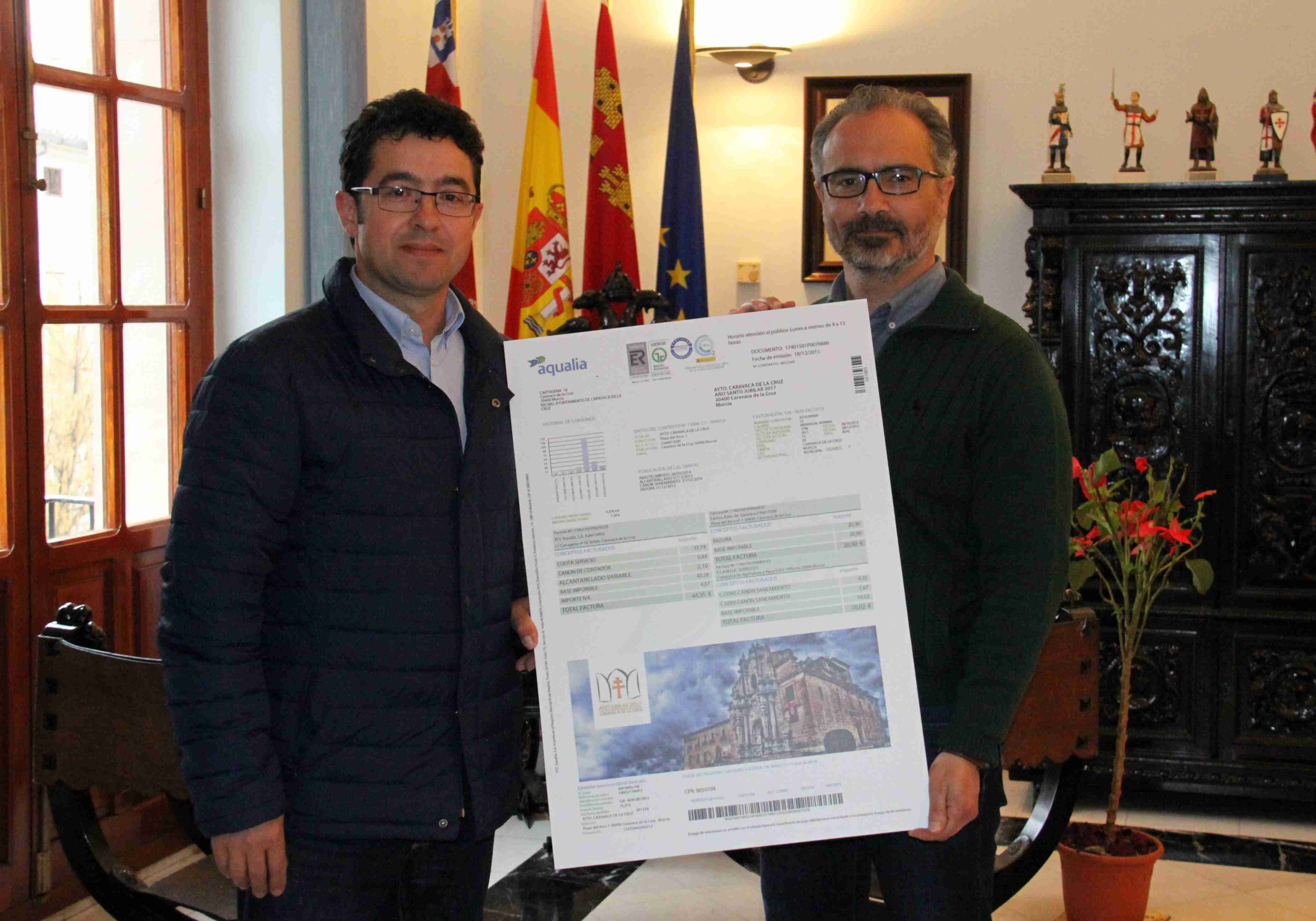 Aqualia promociona el Año Santo Jubilar 2017 de Caravaca de la Cruz