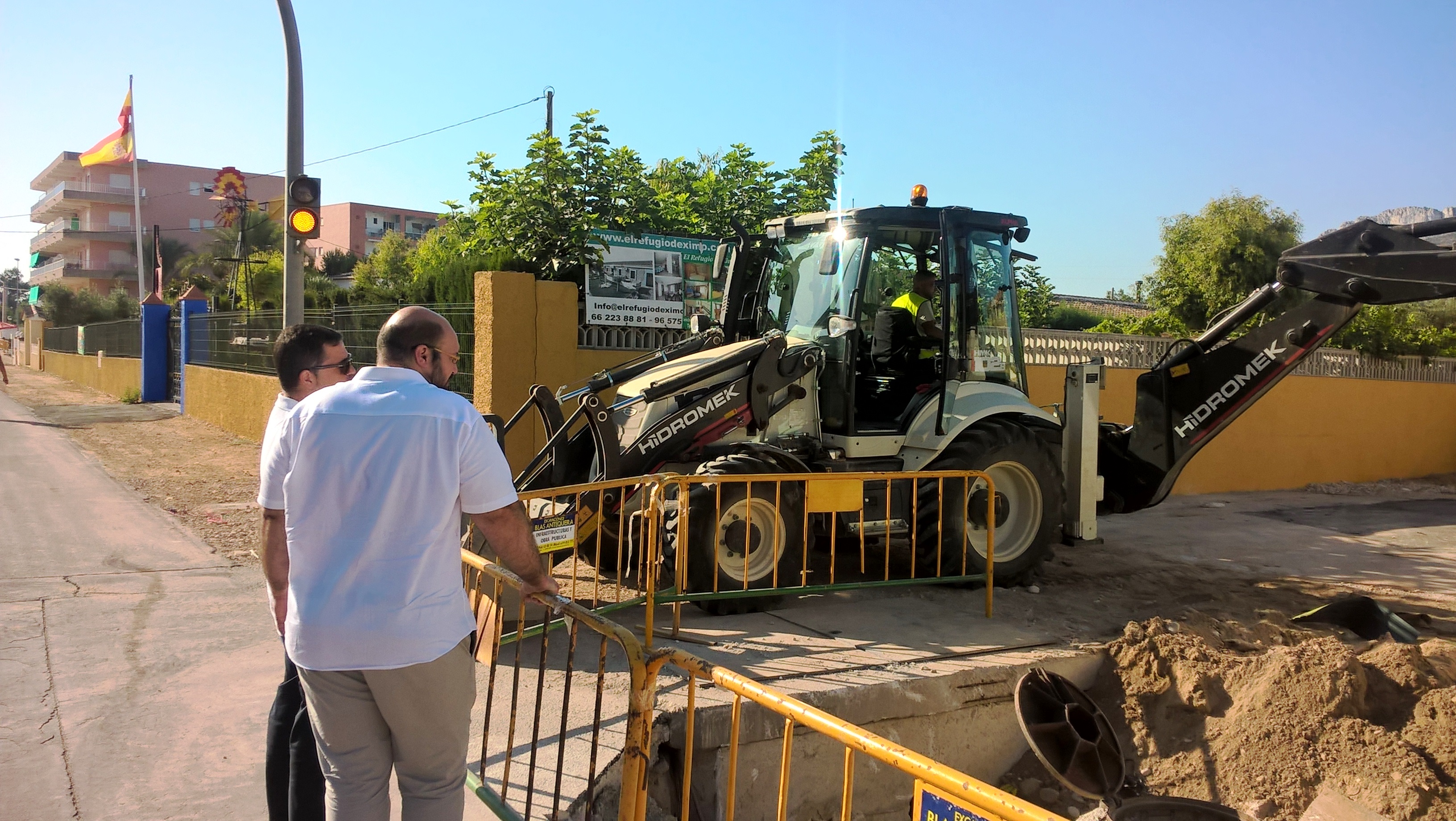 Continúan las mejoras de la red de alcantarillado de Dénia