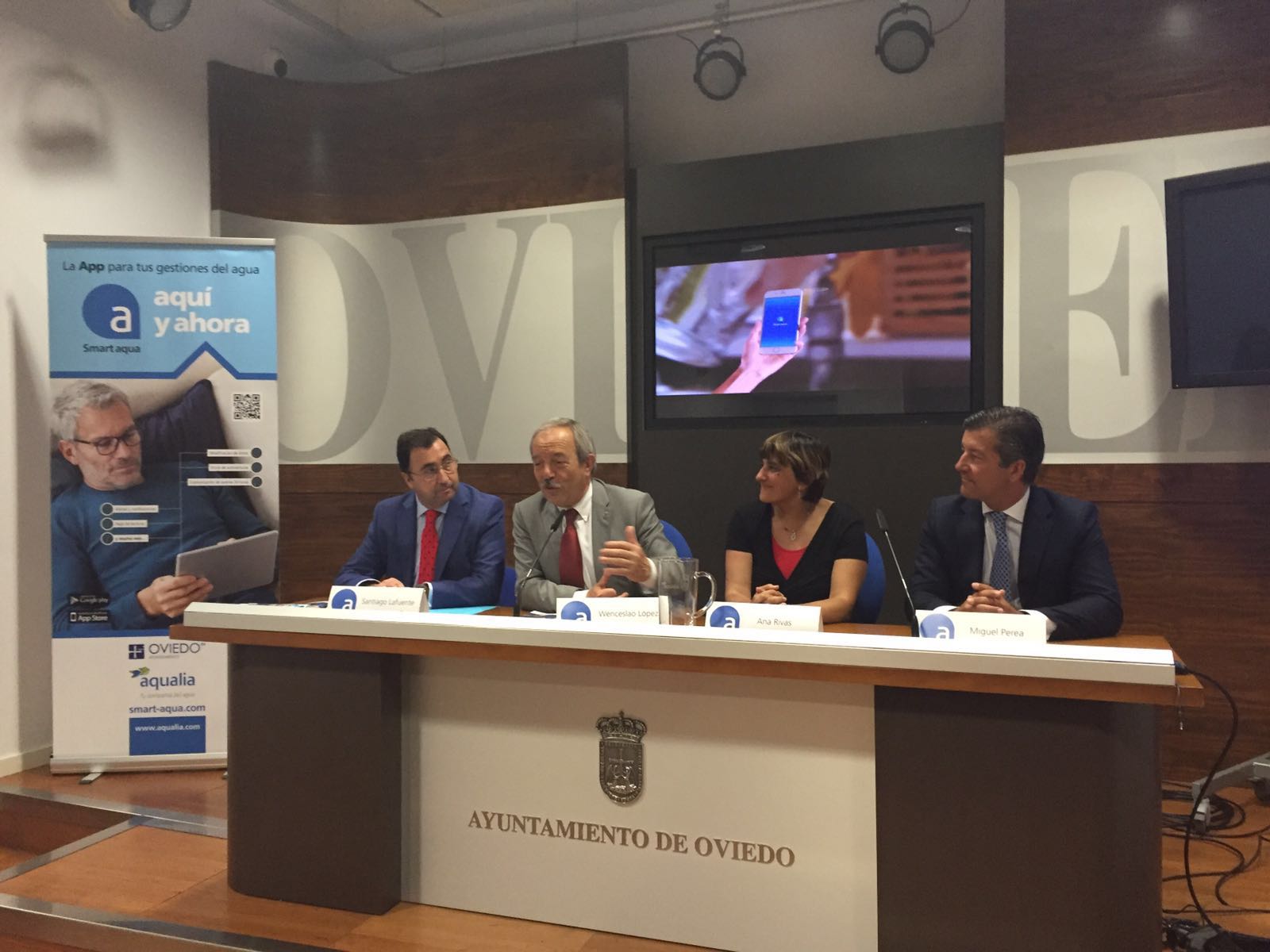 Oviedo acoge la presentación nacional de Smart aqua, la aplicación de Aqualia para el Servicio Municipal de Aguas