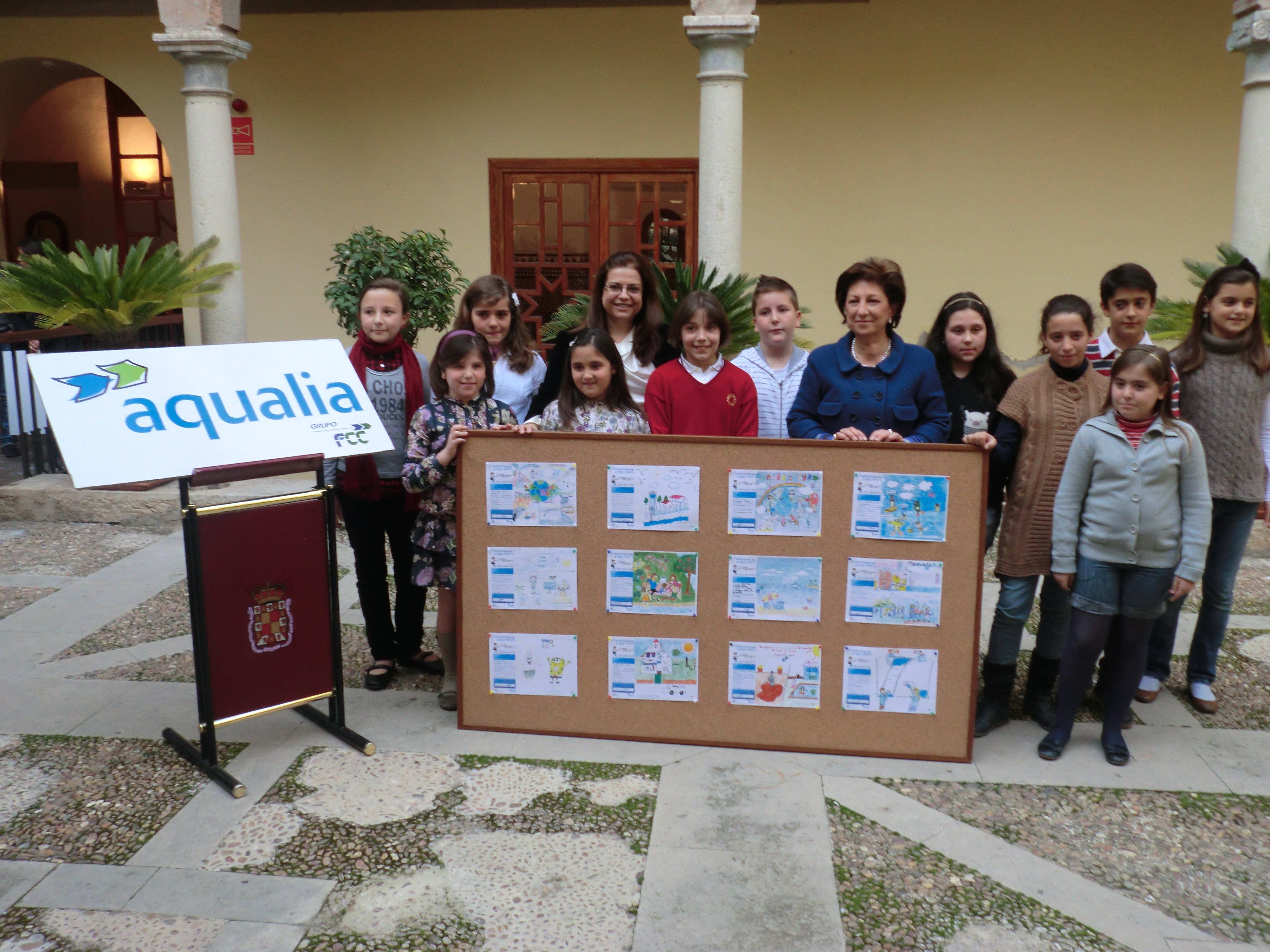 Doce escolares de Jaén finalistas de entre 35.000 niños participantes en el IX Concurso Internacional de Dibujo Infantil de aqualia