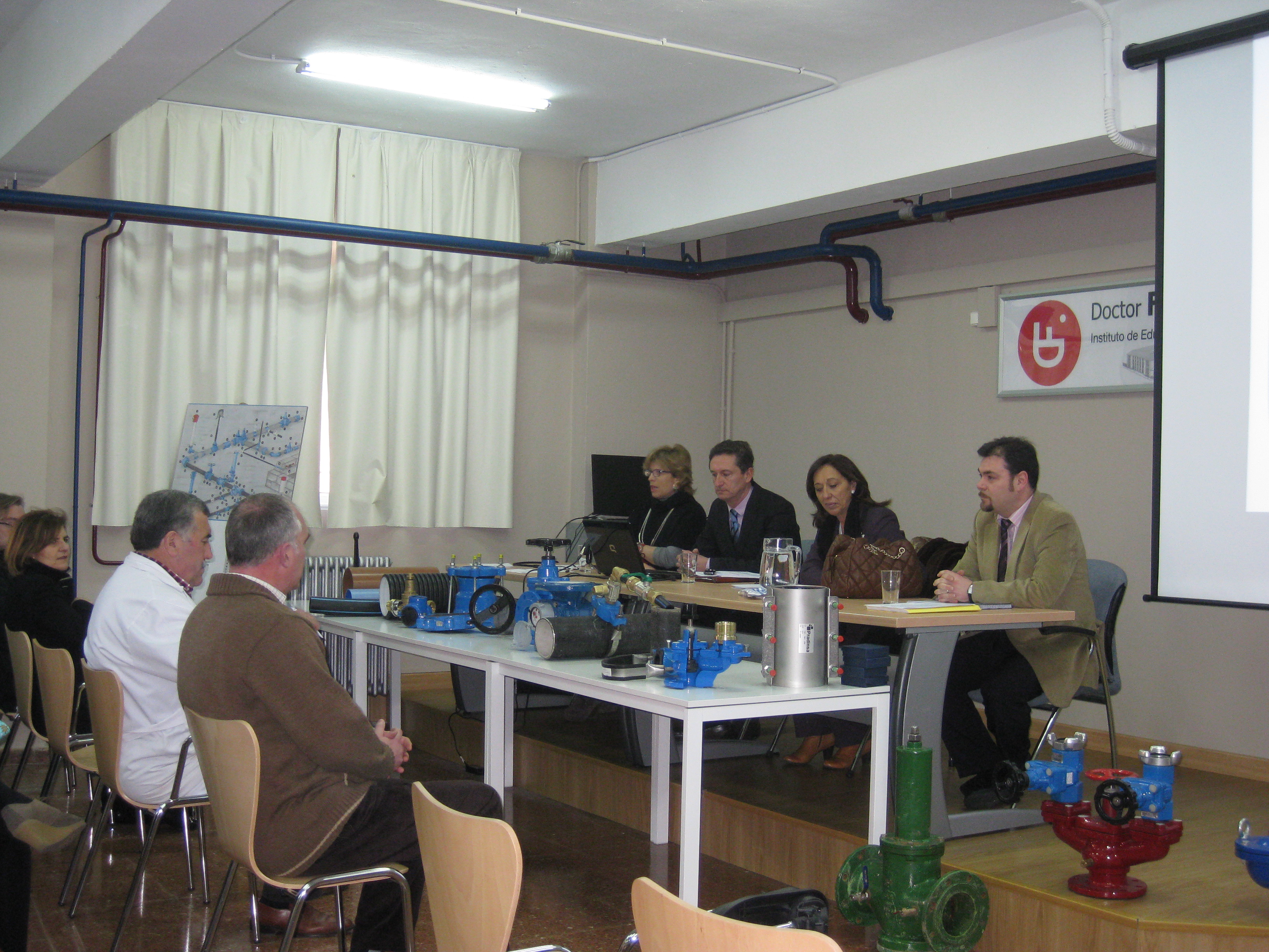 Jornada de formación del Servicio Municipal de Aguas de Oviedo con estudiantes de Formación Profesional