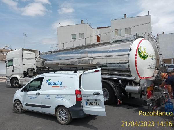 Aqualia modifica los horarios de reparto de agua en Pozoblanco para adaptarse a las necesidades de los vecinos