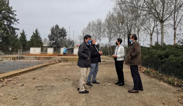 Solana comprueba in situ el funcionamiento de la evacuación de aguas de la ciudad