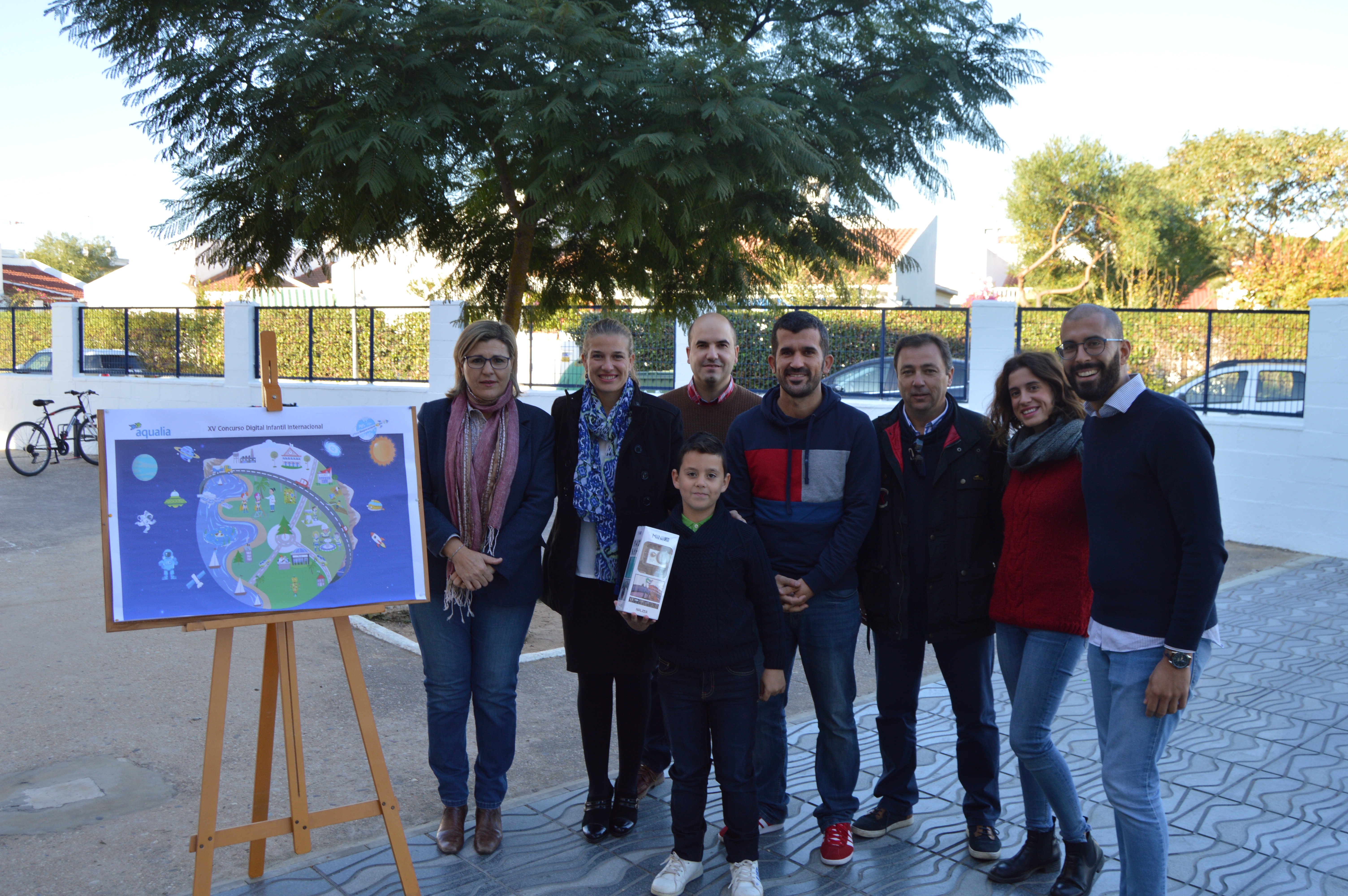 Un niño de Matalascañas finalista del Concurso Internacional de Dibujo Infantil de Aqualia
