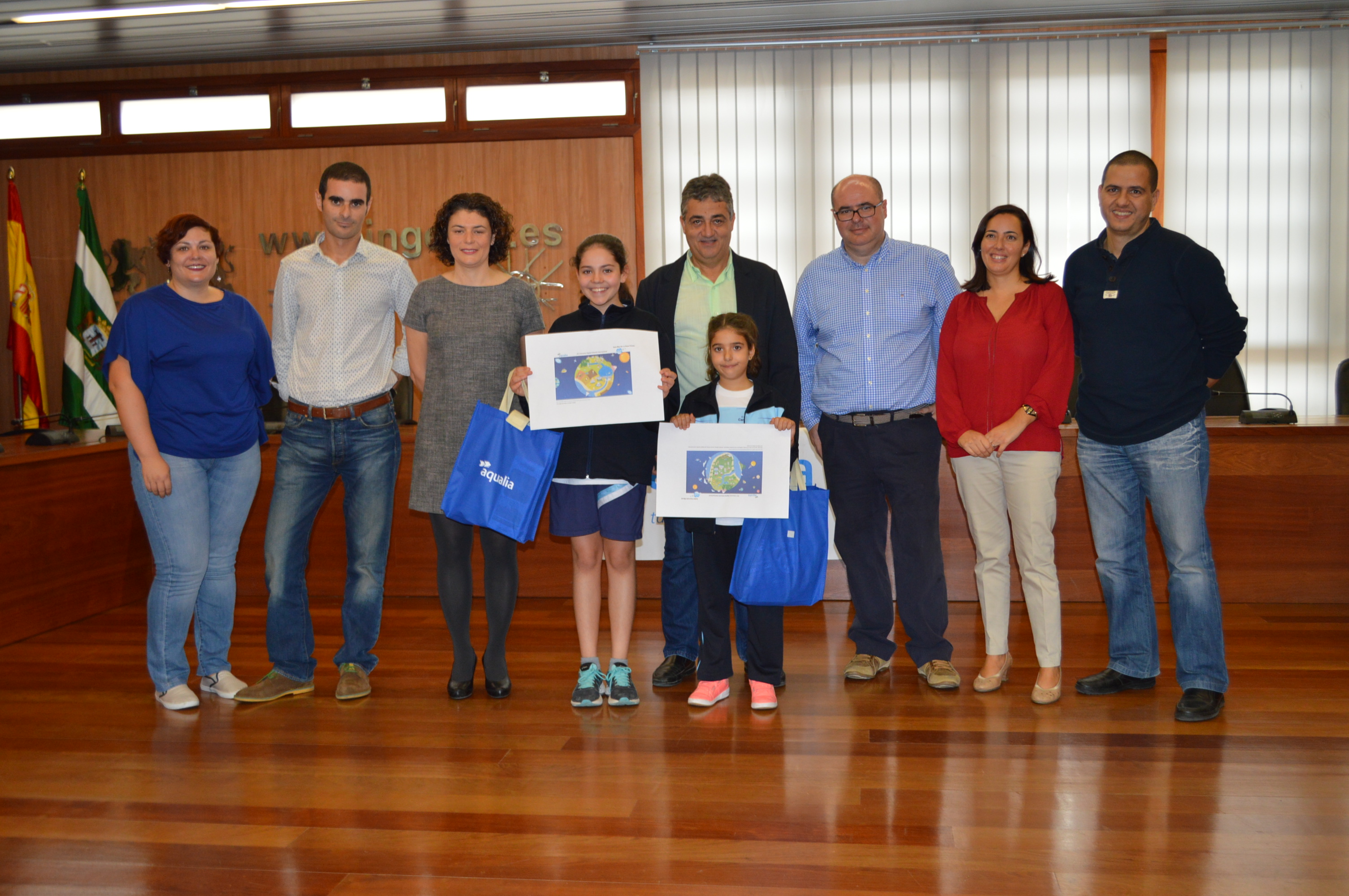 Premiadas dos niñas de Ingenio por sus ideas para reutilizar el agua residual