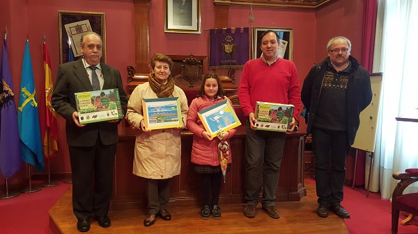 Dos niñas de Villaviciosa finalistas del Concurso internacional de dibujo infantil de Aqualia