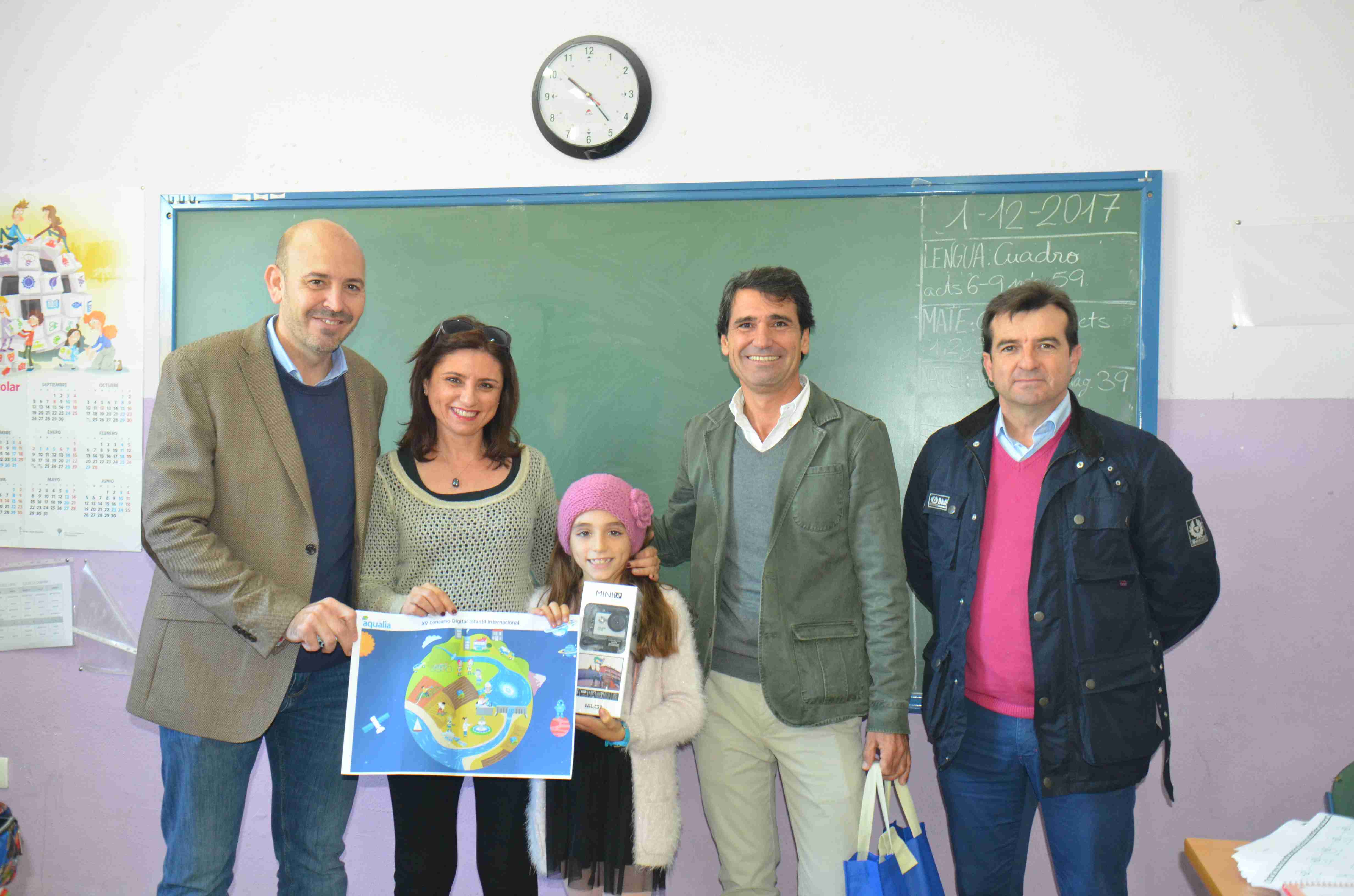 Dos niños de Cártama premiados entre 8.500 participantes del Concurso Internacional de Dibujo Infantil de Aqualia
