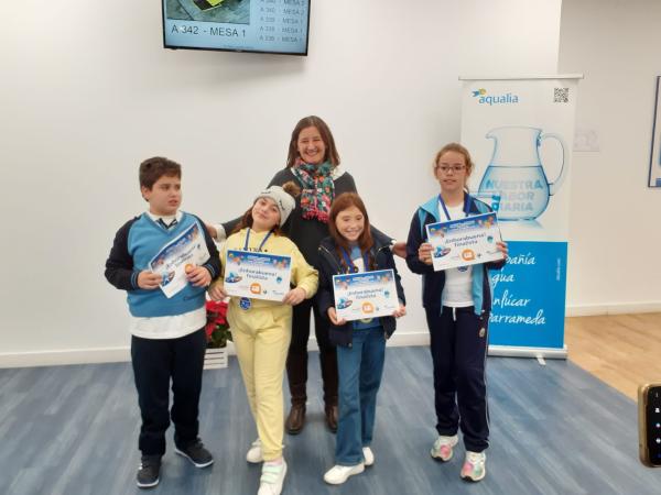 Cuatro estudiantes de Sanlúcar destacan entre 8.500 participantes en el concurso digital de dibujo de Aqualia sobre el agua y la biodiversidad