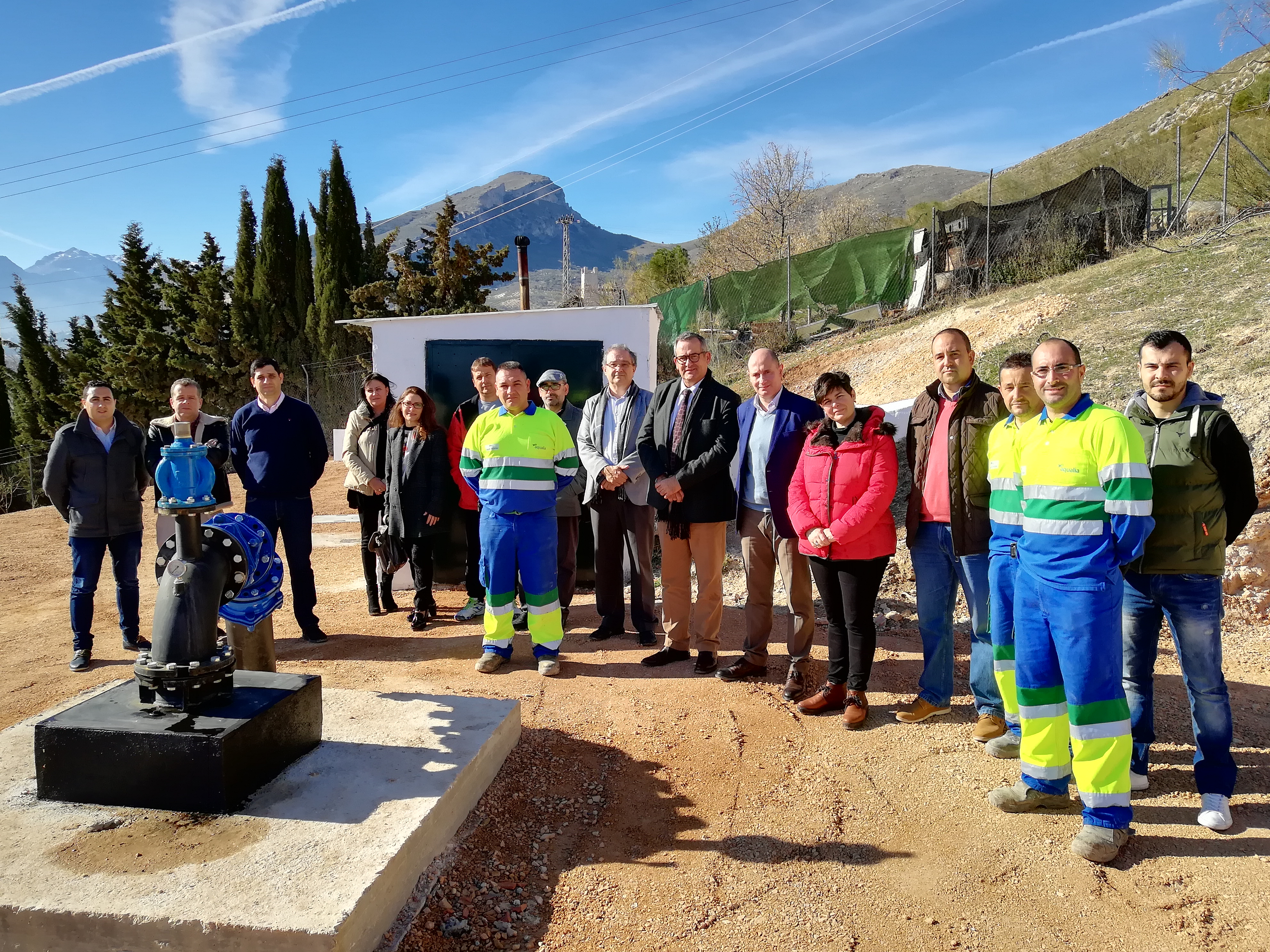 Aguas de Jódar construye un nuevo sondeo para evitar la falta de agua a la población