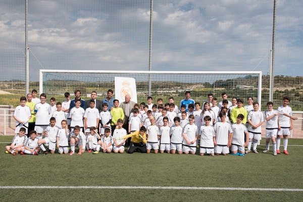 La escuela deportiva de la Fundación Real Madrid en Mazarrón triplica el número de alumnos desde su creación