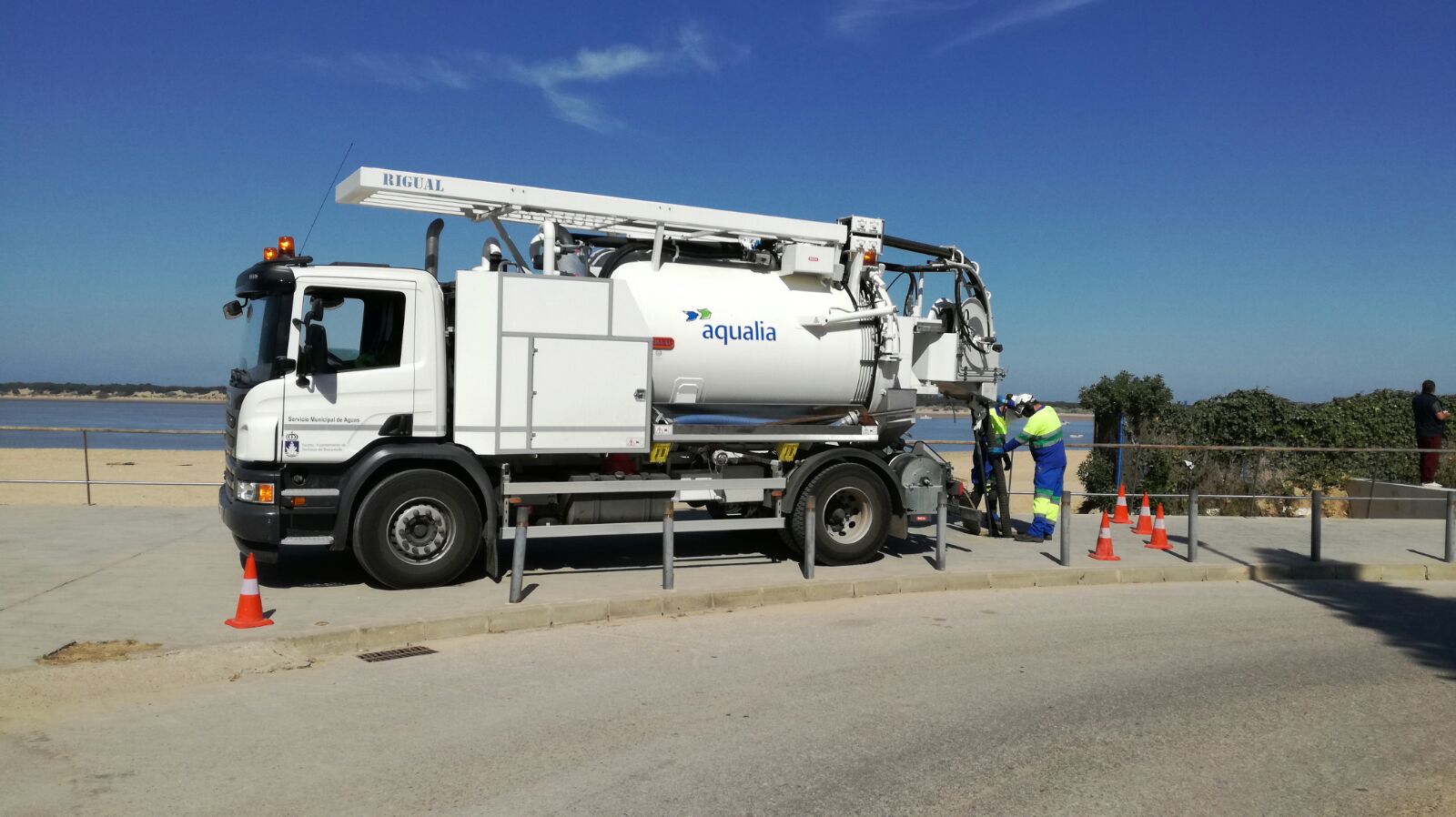 Nuevo camión en el Servicio de Alcantarillado de Sanlúcar